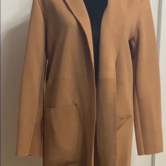 Buttonless Caramel Jacket